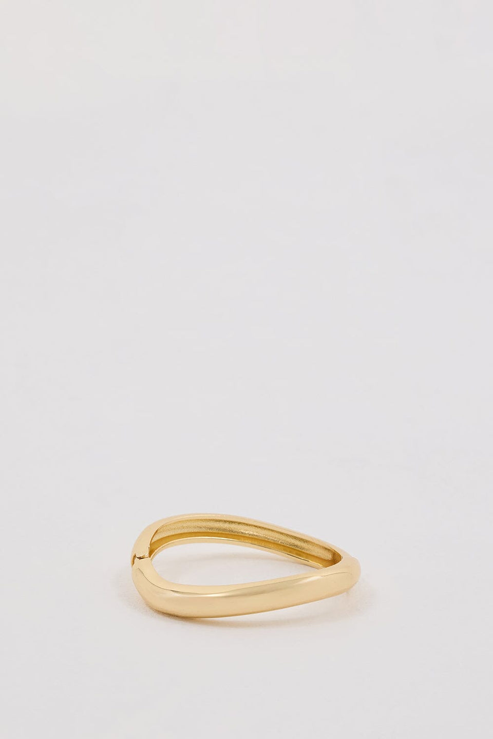 ANNA ROSSI THIN WARPED BANGLE GOLD Accessories DISSH Boutiques O/S GOLD