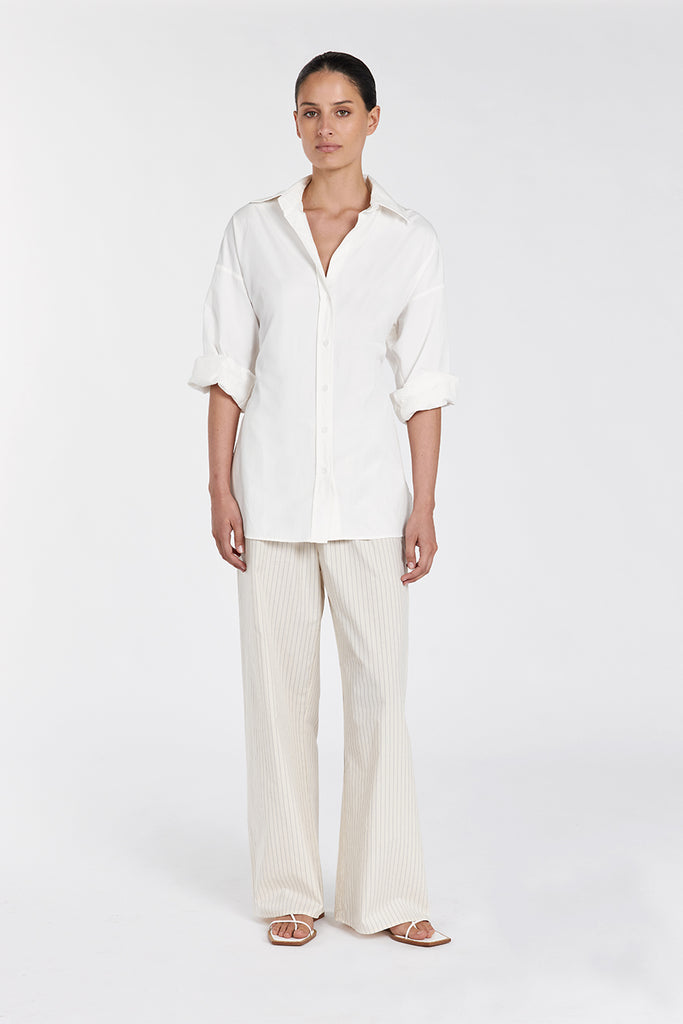oversized tie shirt