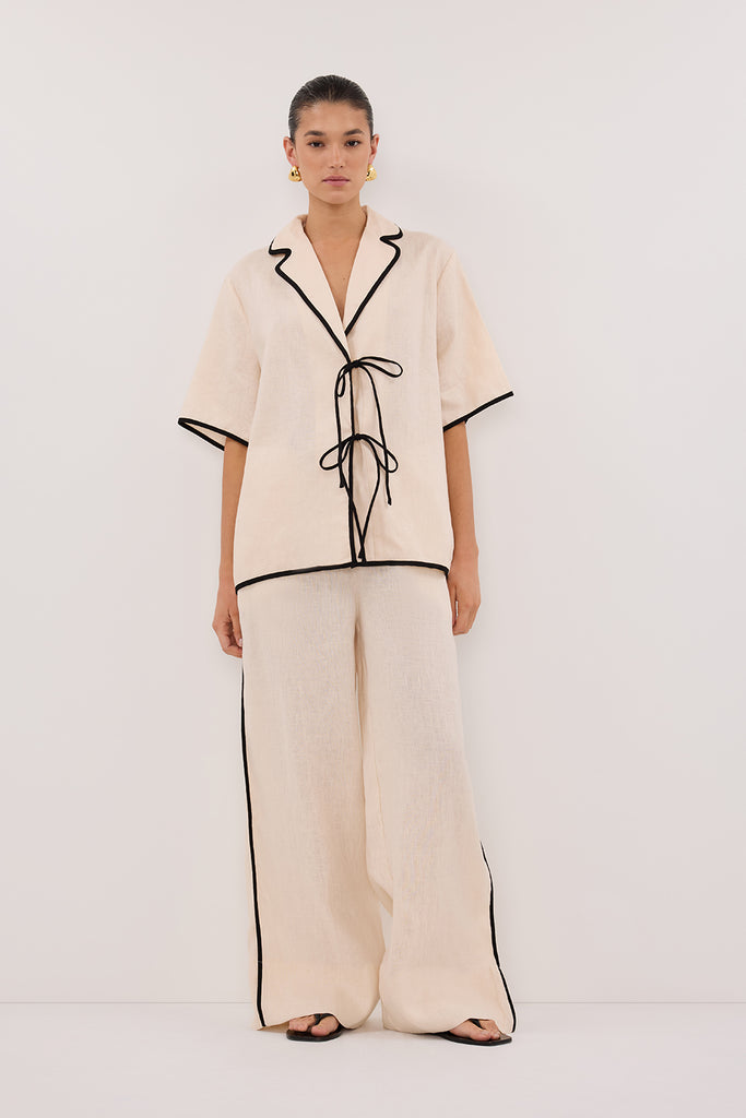 【H】neau linen tops cream linen tops (-cream-) – NEAU__online