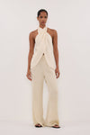 ADDIE STRAW CUPRO DRAWSTRING PANT - PRE ORDER