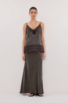 MAYA PETROL CUPRO RAMIE CAMI TOP