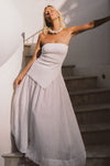 LAYNE WHITE RAMIE MAXI SKIRT