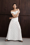 LOULA WHITE LACE SKIRT