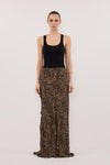MARVILLA CHOC MIDI SKIRT
