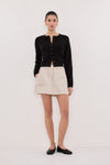EVA NATURAL LINEN SKORT