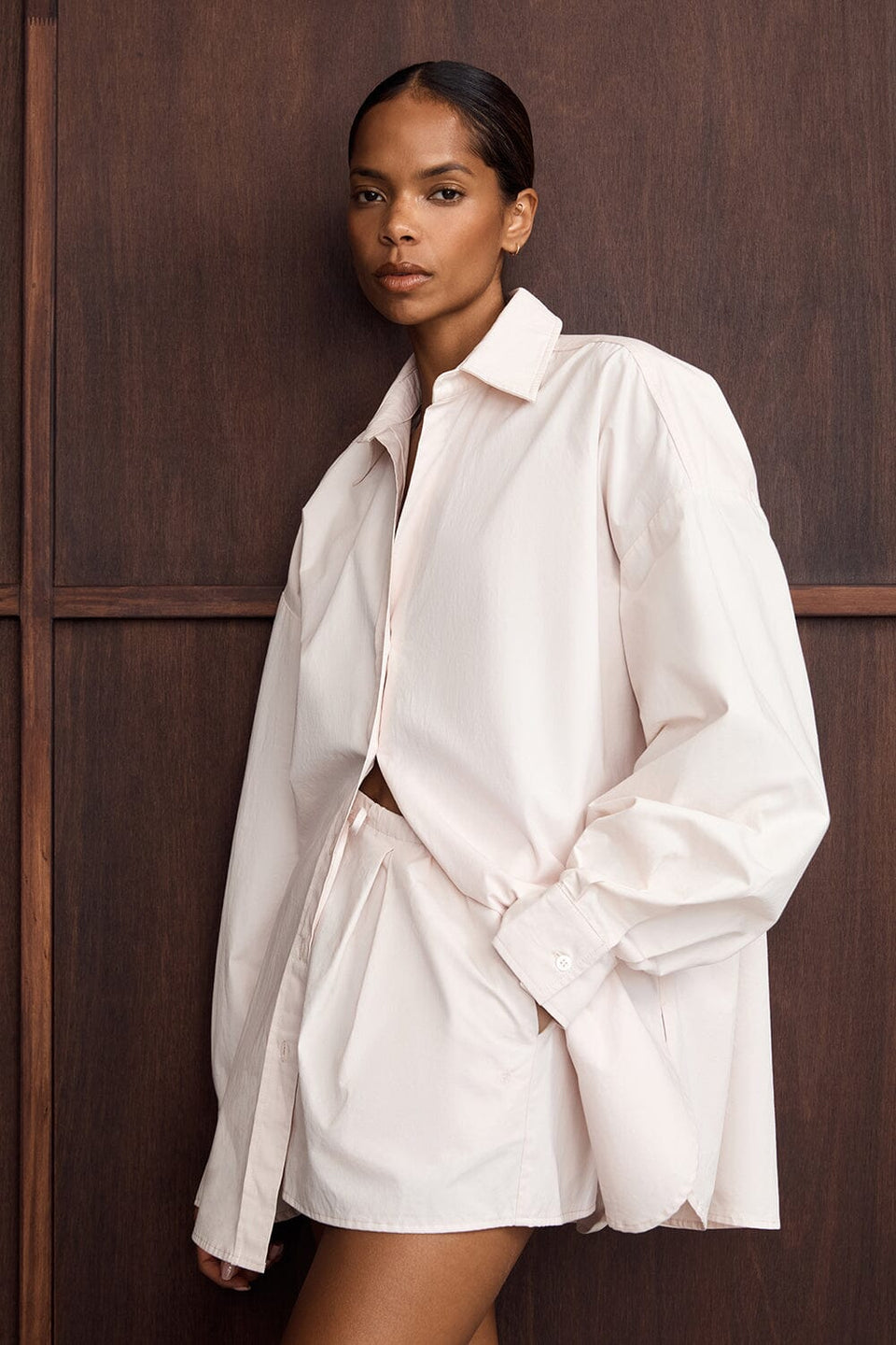 RAQUEL POWDER POPLIN SHORT Clothing DISSH Boutiques 6 POWDER