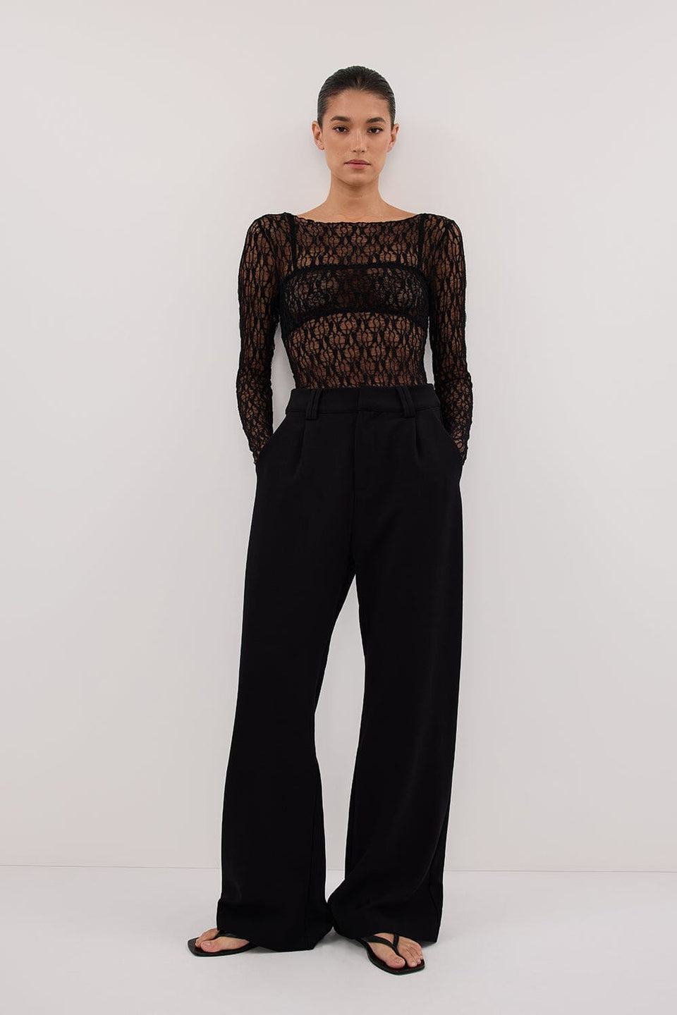 CELINE BLACK PANT Clothing DISSH Boutiques