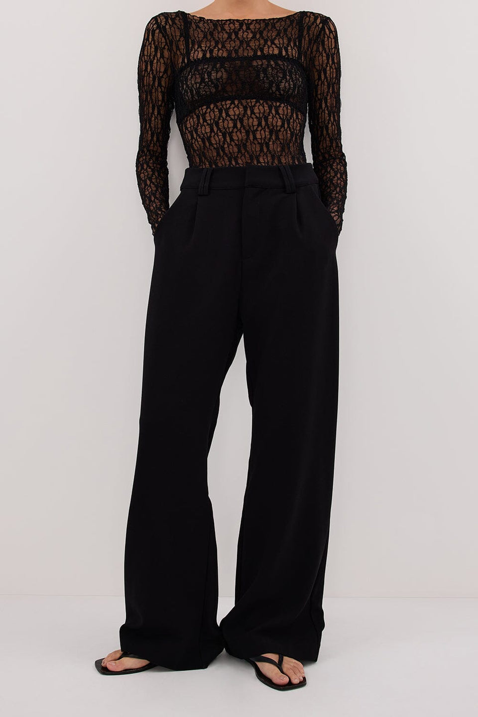 CELINE BLACK PANT Clothing DISSH Boutiques