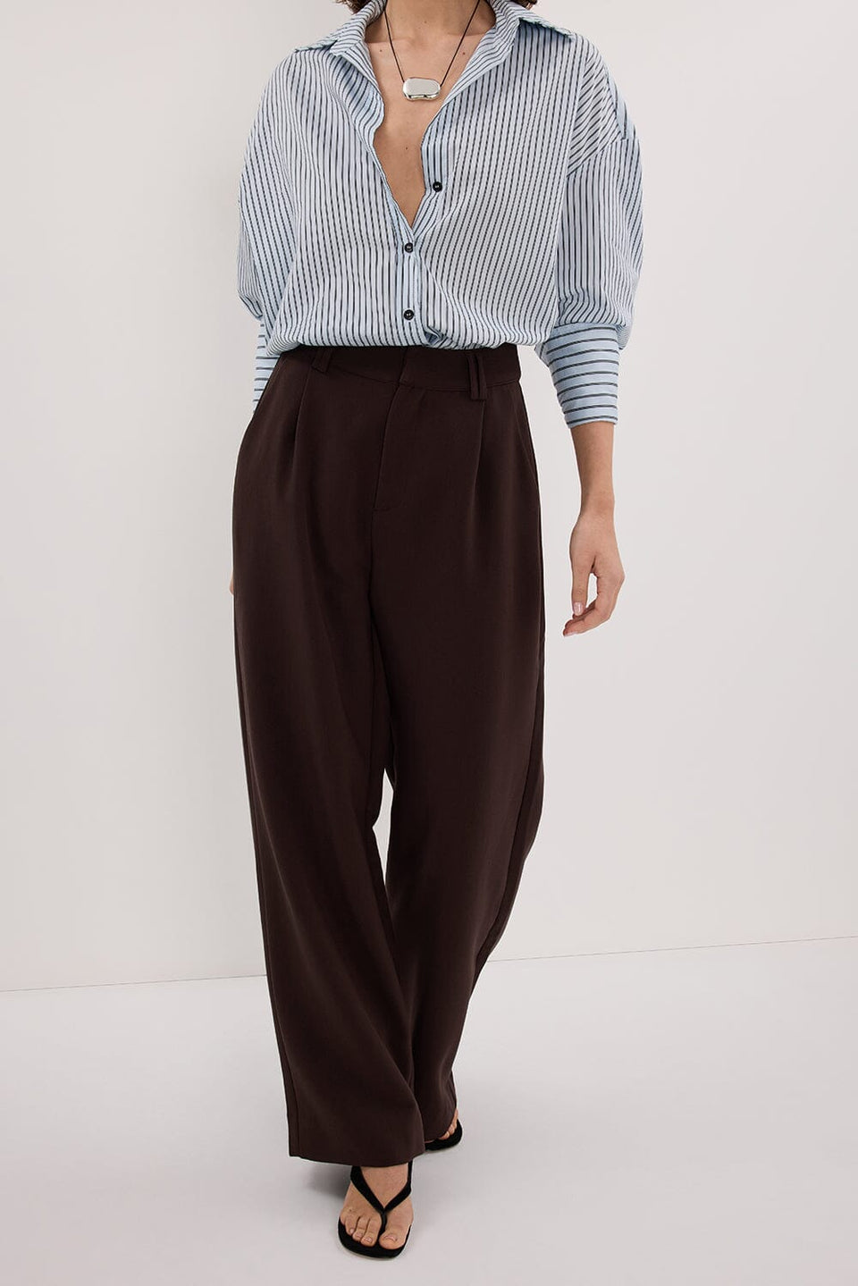 ELLE DARK CHOCOLATE PANT Clothing DISSH Boutiques