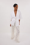 LOULA WHITE LACE PANT