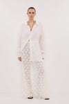 LOULA WHITE LACE PANT