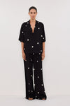LAURA SPOT DRAWSTRING PANT
