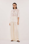 MONICA CREAM SATIN PANT