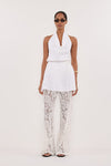 WILMA WHITE LACE PANT