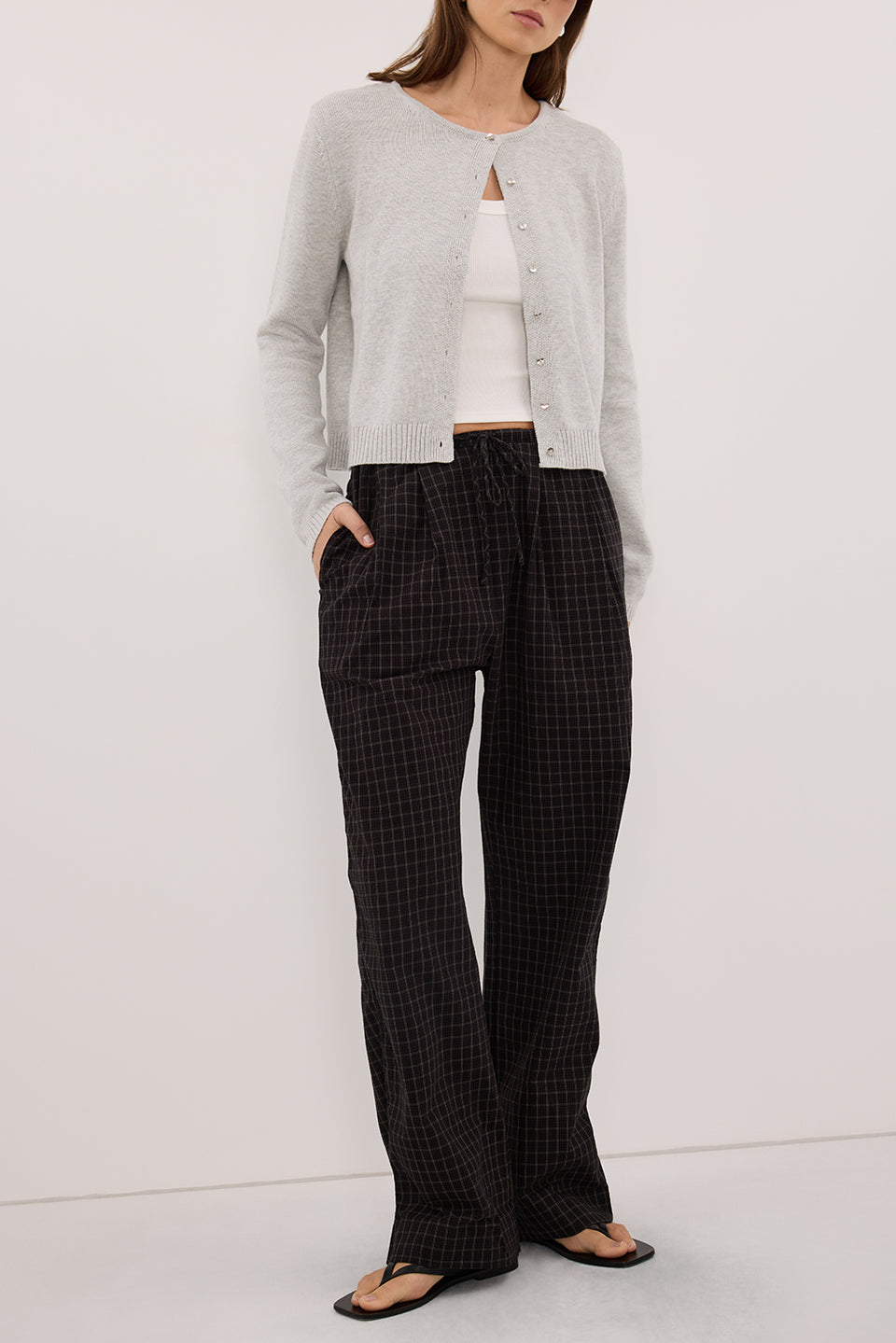 TOVA INK CHECK PANT