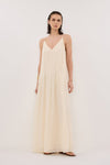 TAHLIA STRAW RAMIE MAXI DRESS - PRE ORDER