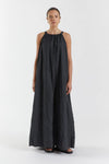 MARCEL BLACK HIGH NECK MAXI DRESS