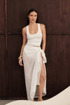 TROPEZ WHITE RAMIE SARONG