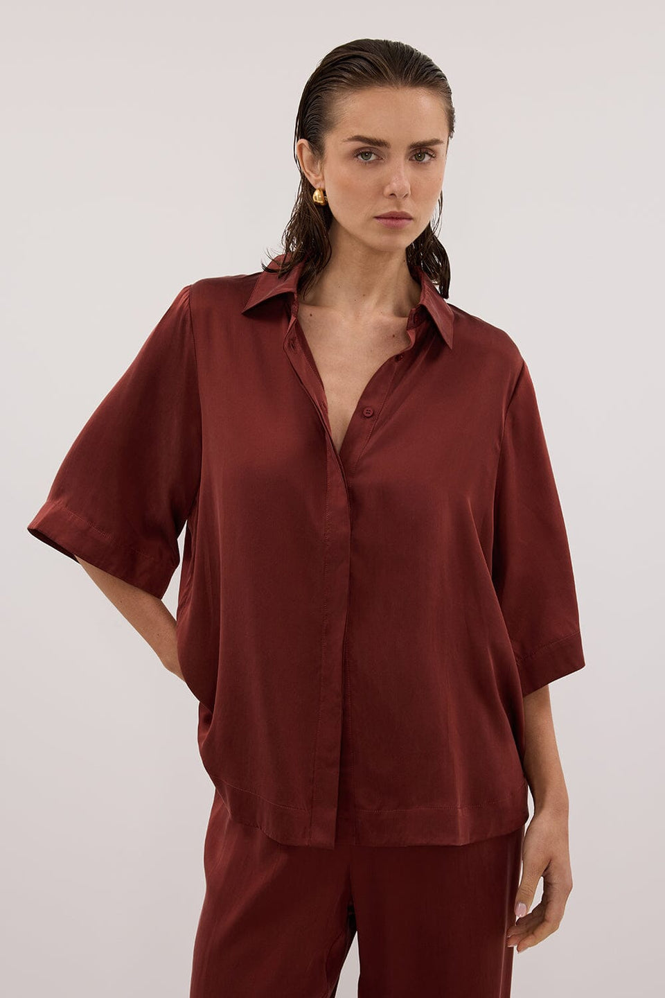 PERCY SAHARA SILK SHIRT Clothing DISSH Boutiques