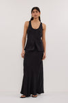 COLETTE BLACK SILK CAMI TOP