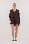 ISLA BITTER CHOC SILK SHORT