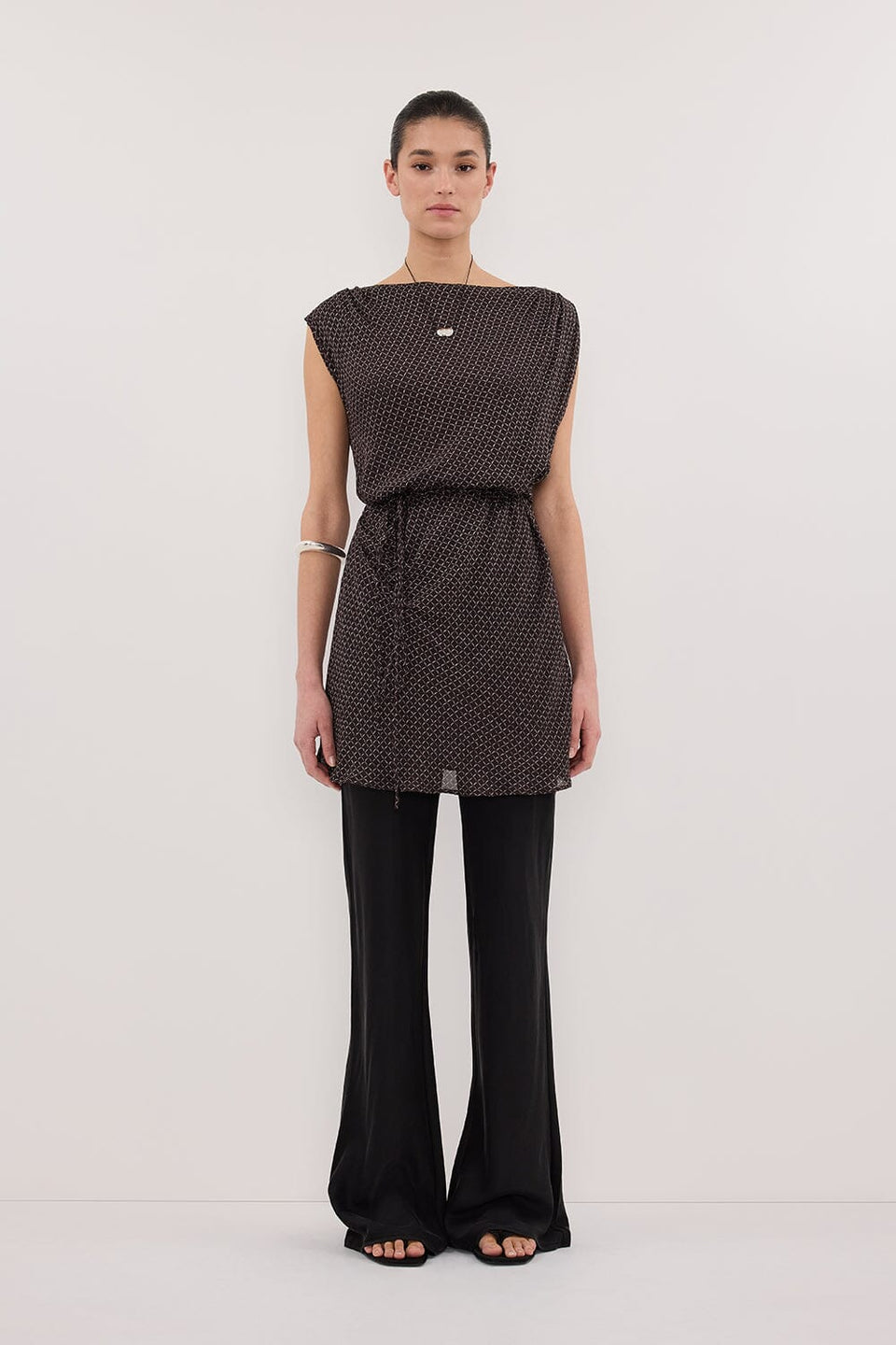 KYRA BLACK SILK BIAS PANTS Clothing DISSH Boutiques 6 BLACK