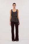 SUNTIA DARK CHOC BIAS PANTS