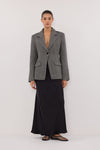 MERRITT CHARCOAL CINCHED BLAZER