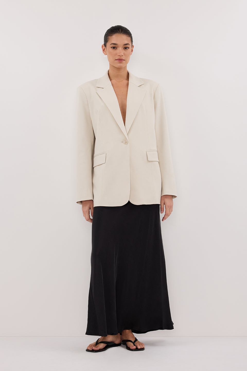 EDEN PLASTER BOXY BLAZER Clothing DISSH Boutiques