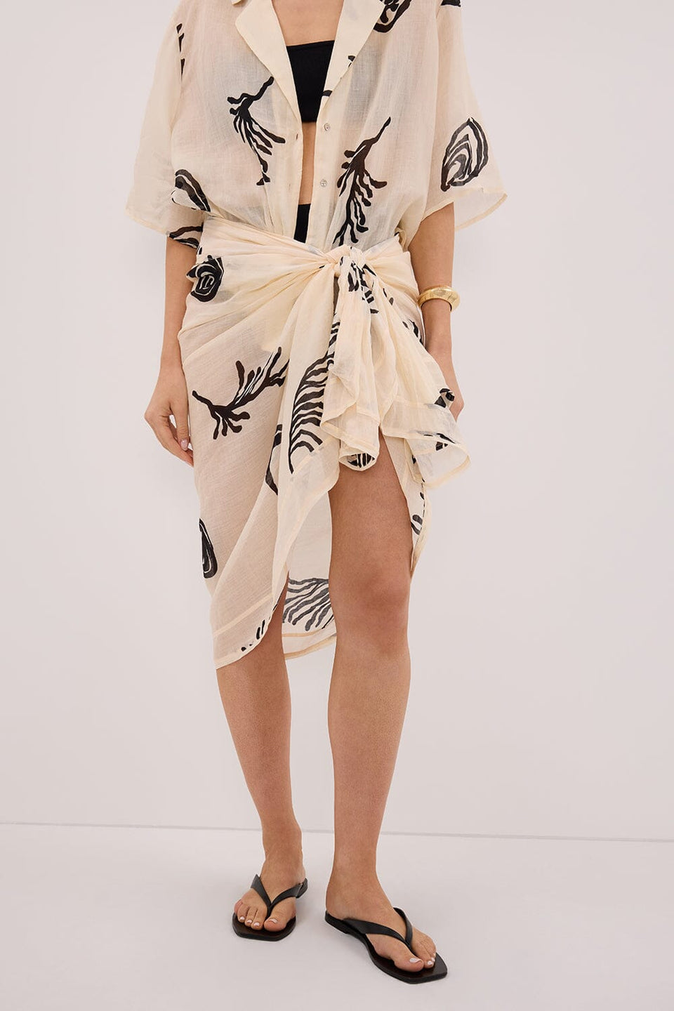 POSITANO SANDSTONE RAMIE SARONG Accessories DISSH Boutiques