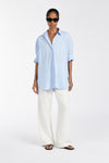 ARCHER BLUE COTTON STRIPE SHIRT