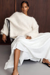 ALYSSA IVORY CREW NECK JUMPER