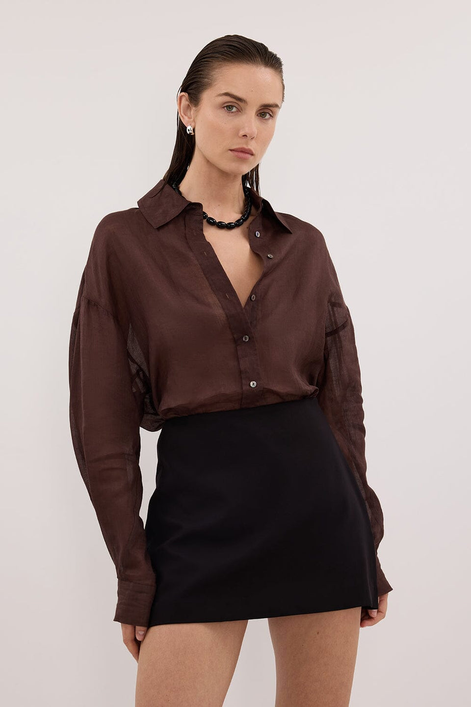 SOHO BLACK TAILORED SKORT Clothing DISSH Boutiques