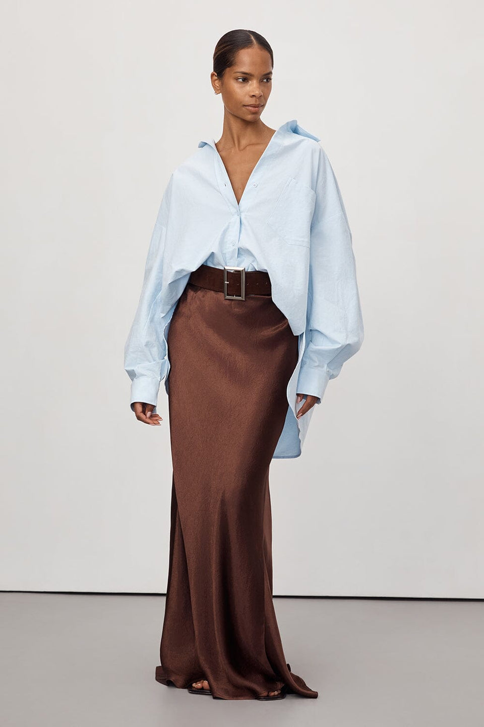 BREANNA WALNUT JACQUARD MAXI SKIRT Clothing DISSH Boutiques