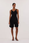 LIZA BLACK TAILORED BERMUDA SHORT