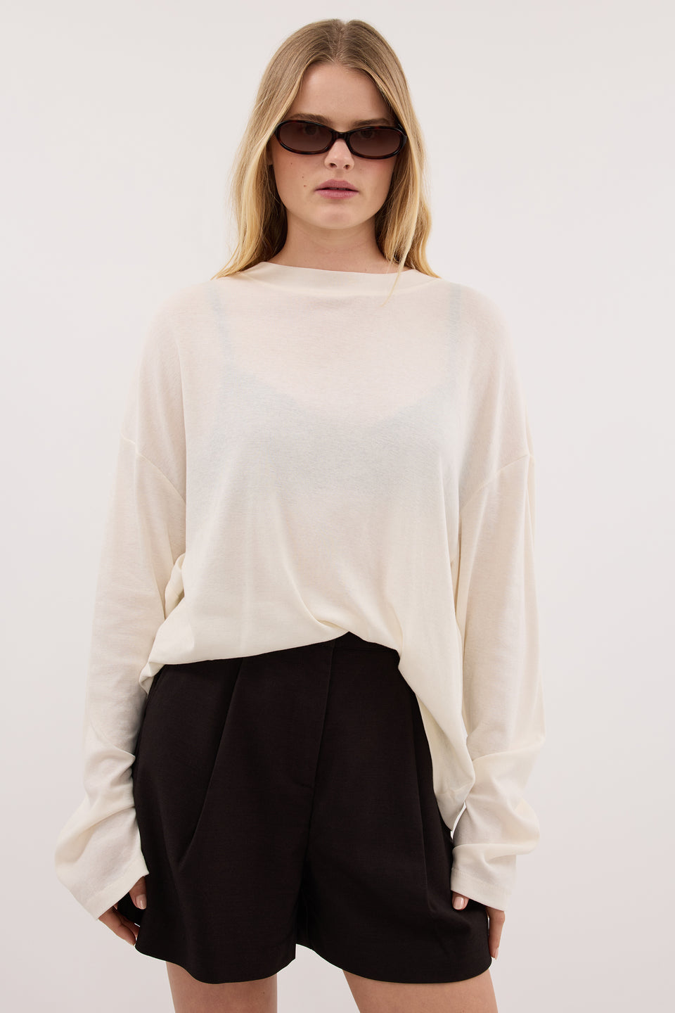 MONIQUE PEAT CHOC TAILORED SHORT