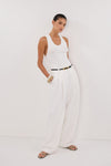 EDEN WHITE TAILORED PANT