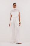 CARMEL WHITE RAMIE PANT
