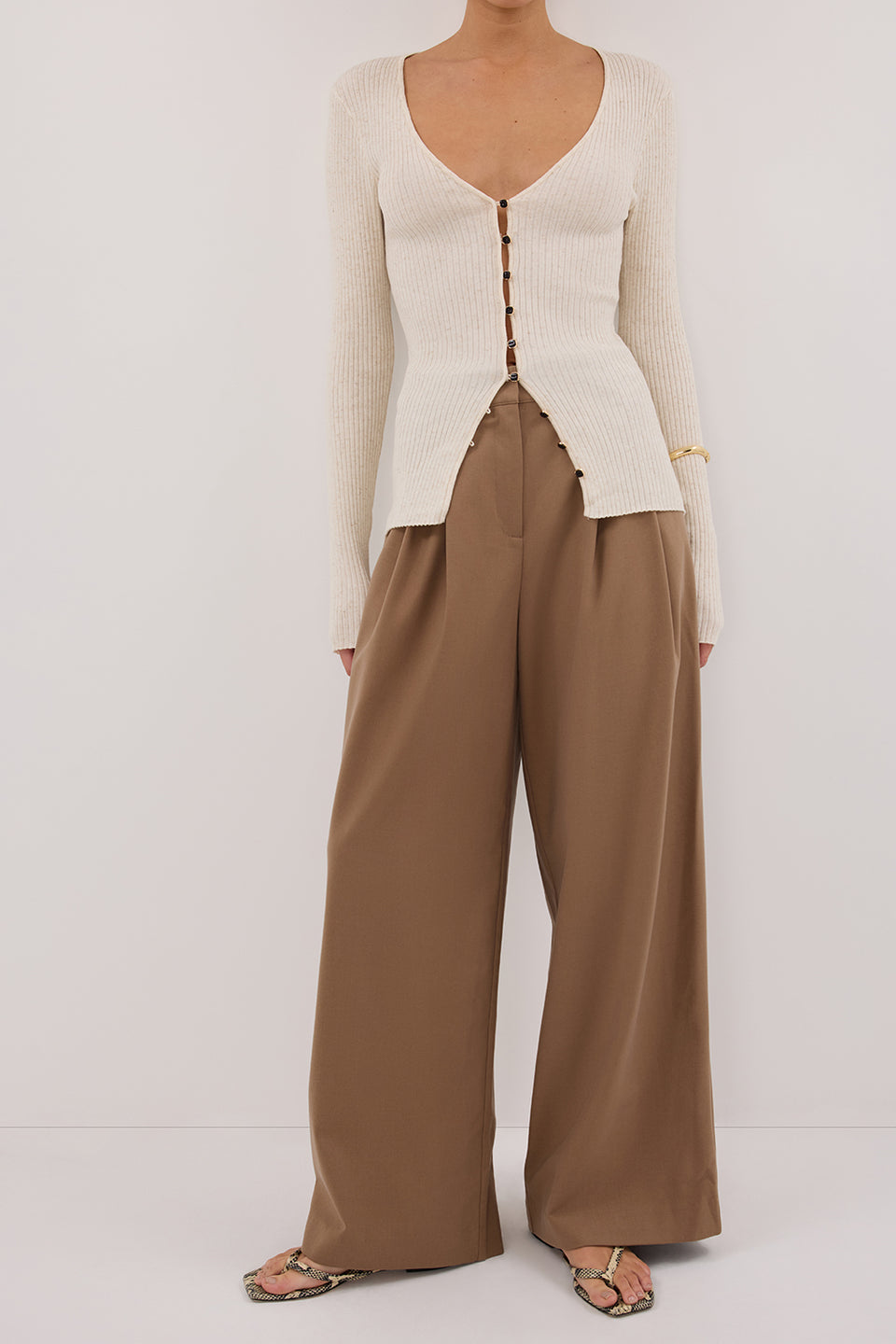 CELINA TAN PANT Clothing DISSH Boutiques