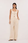 FRAN SANDSTONE LINEN PANT