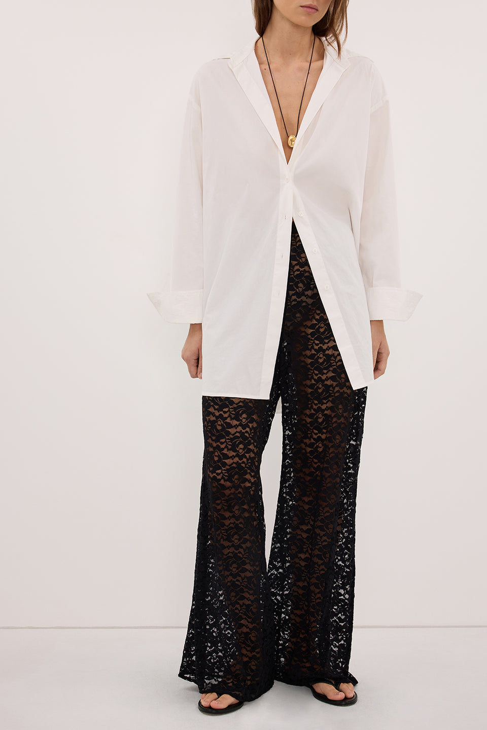 WILLA BLACK LACE PANT