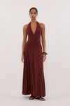 LYNN SAHARA HALTER MIDI DRESS - PRE ORDER