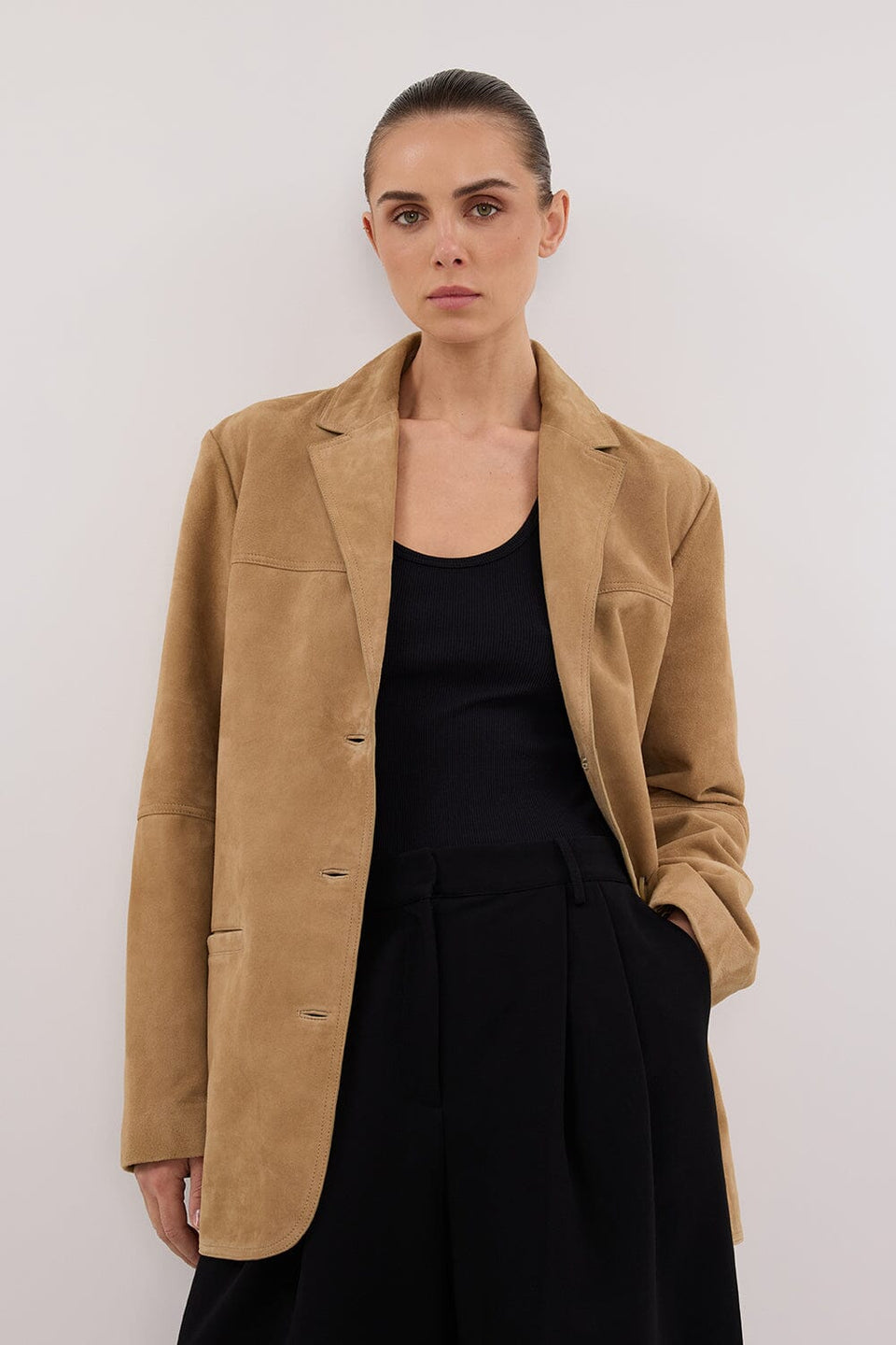 HENDRIX PAMPAS OVERSIZED SUEDE LEATHER JACKET Clothing DISSH Boutiques