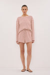 NOLA SAHARA STRIPE LONG SLEEVE TEE