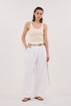 PHOEBE SANDSTONE SCOOP NECK TANK