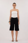 JACK JET BLACK DENIM BERMUDA SHORT