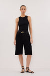 JACK JET BLACK DENIM BERMUDA SHORT