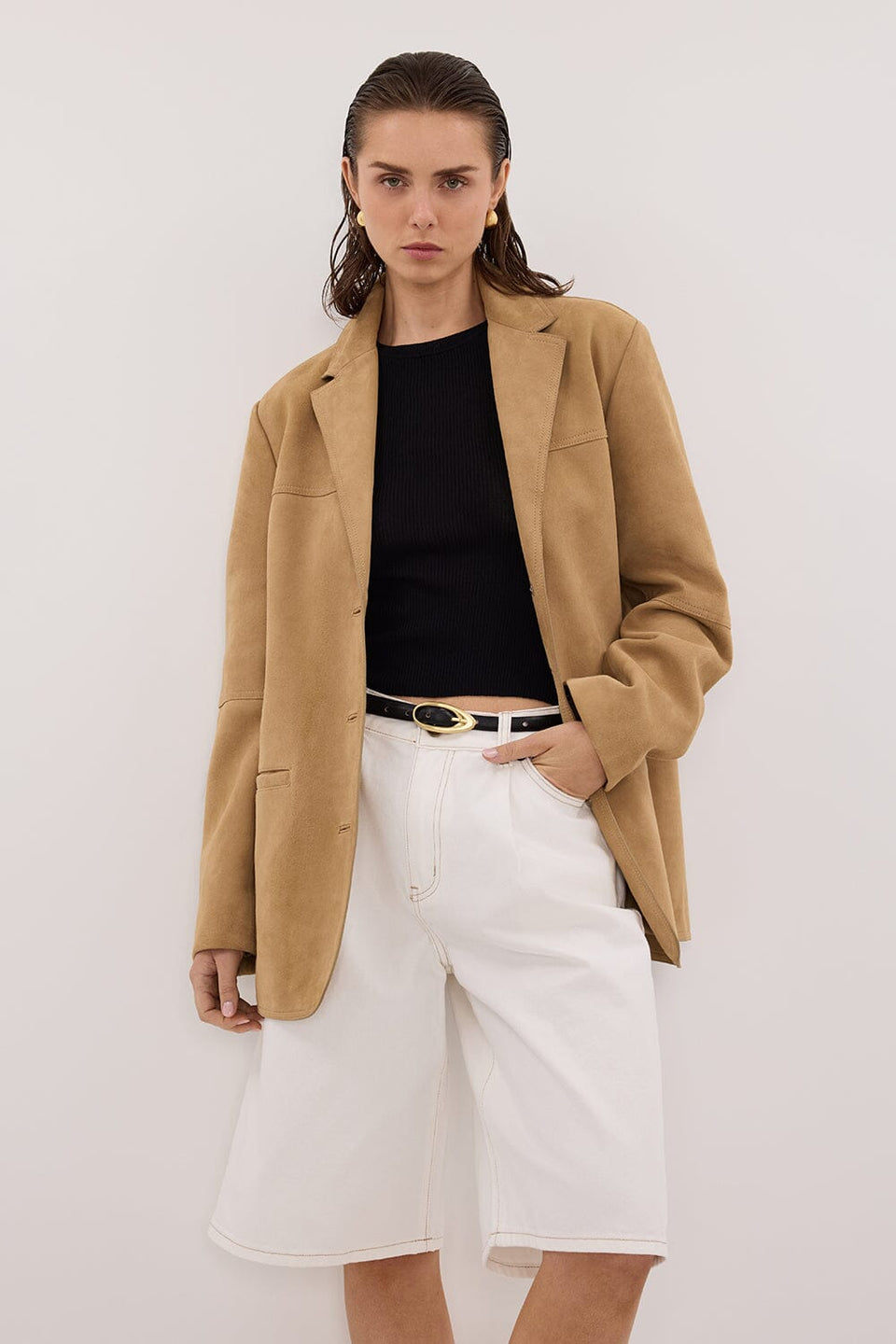 JACK WHITE DENIM BERMUDA SHORT Clothing DISSH Boutiques