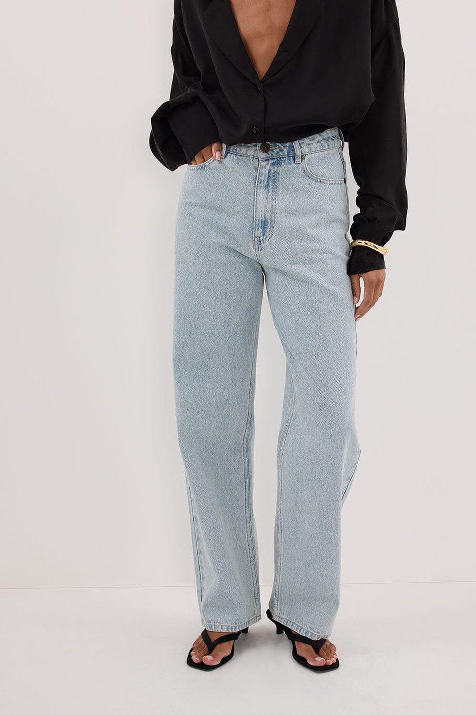 WESTIN LIGHT RINSE TALL STRAIGHT JEAN Clothing DISSH Boutiques