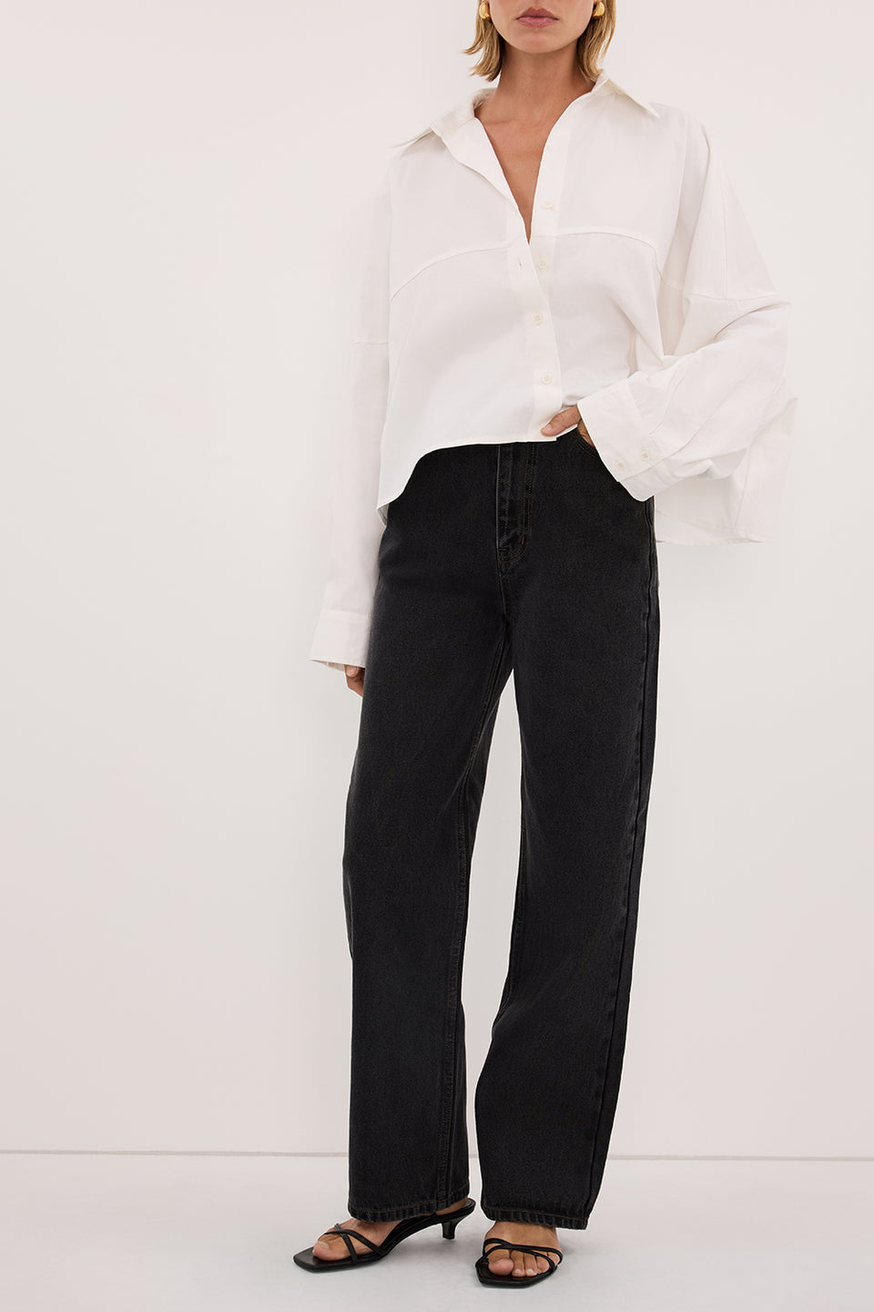 WESTIN BLACK RINSE STRAIGHT JEAN Clothing DISSH Boutiques